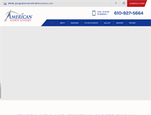 Tablet Screenshot of americanbarberacademy.com